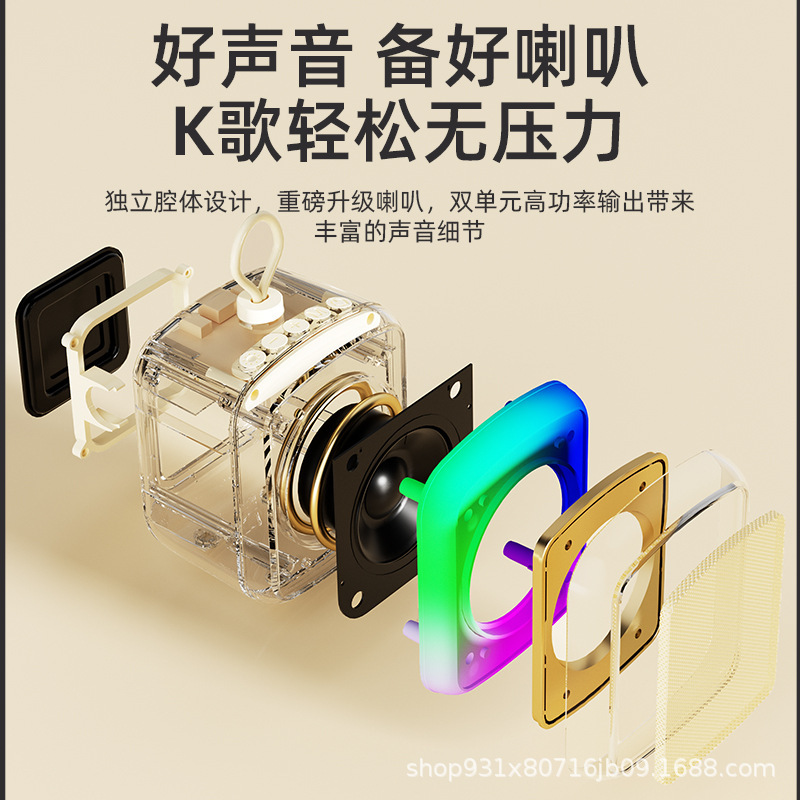 非凡之音蓝牙音箱家用无线k歌音响话筒麦克风户外唱歌小型家庭ktv|undefined