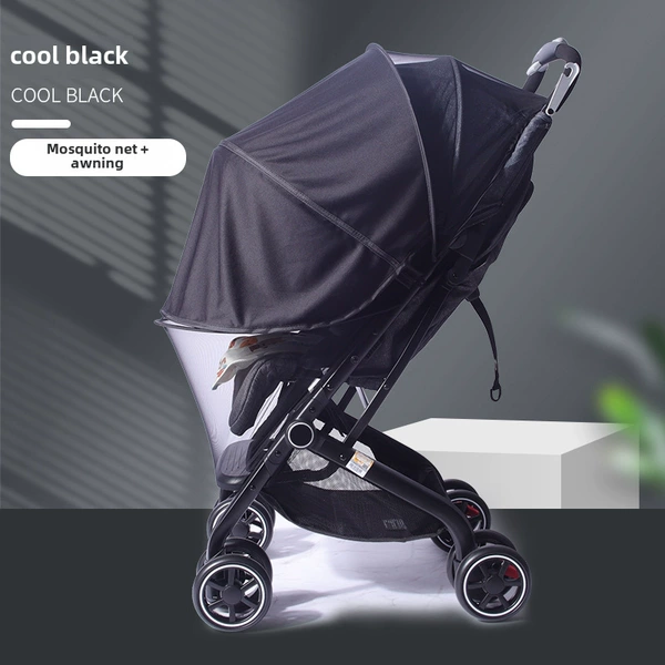 Black mosquito net