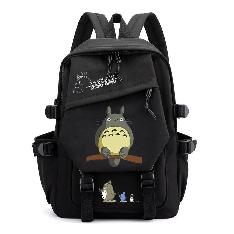 Ghibli Totoro Anime Cosplay Student School Bag Cartoon Backpack Laptop Travel Backpack