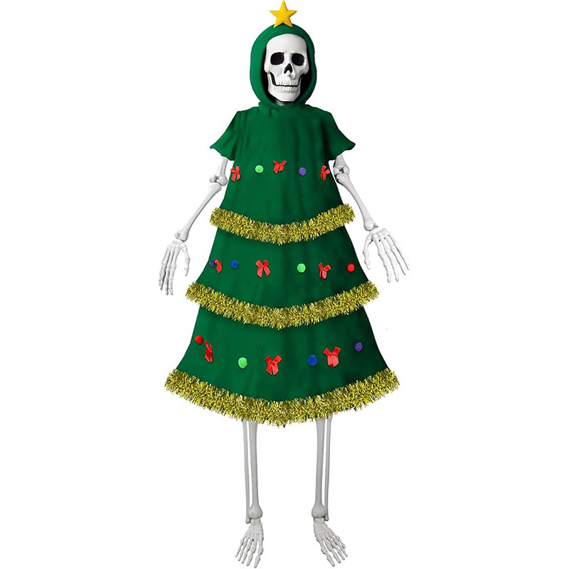 Cross-Border In-Stock Giant Skeleton Costumes Halloween Christmas Outdoor Party Decorations Festival Performance Costumes Cross-Border In-Stock Giant Skeleton Costumes Halloween Christmas Outdoor Party Decorations Festival Performance Costumes