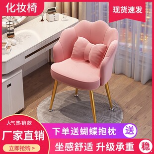 Ft Computer Chair Female Student Makeup Chair Home Lazy Bedroom Backrest Chair Dormitory Simple Nail Art Dressing Table Stool