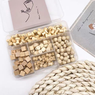 Creative Log Wooden Thumbtacks Solid Wood Cork Board Photo Wall Push Pins I-Shaped Nails Kindergarten Art Big Head Changli