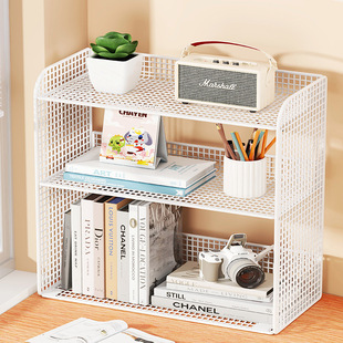 Desktop Bookshelf Desktop Storage Rack Dormitory Desk Study Table Multi-layer Small Rack Layered Office Desk Storage Rack