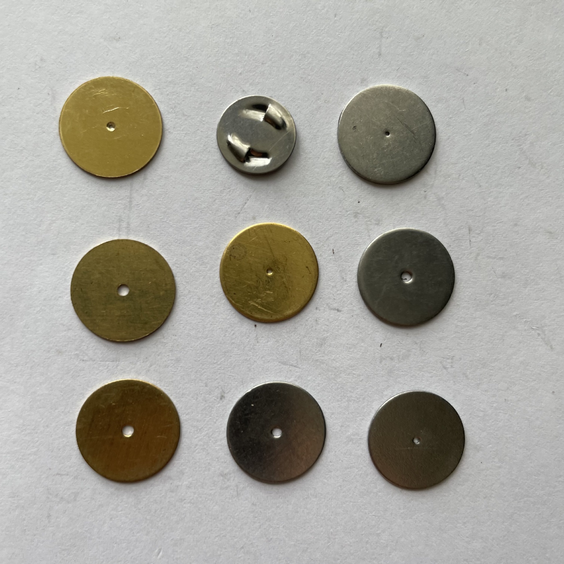 供应铜制喷片不锈钢喷片喷雾孔0.5/0.8/1.3/1.6外径13.7/14.7可选