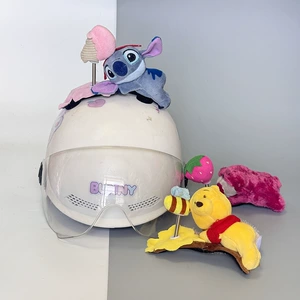 Ski Helmet Cover Decoration Bear Bow Accessories Full Helmet Teddy Bear