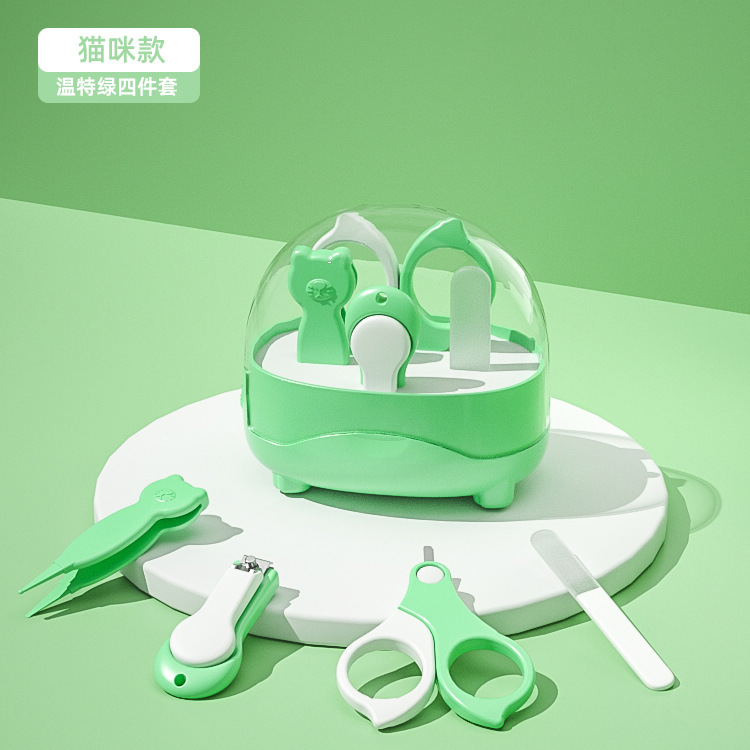 [cat style] winter green/four-piece set