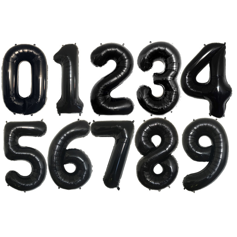 32寸数字美版瘦体气球