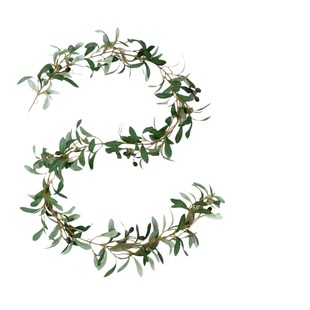 Cross-Border Nordic Style Decorative Rattan Artificial Olive Fruit Rattan Home Plant Wall Decoration Set Photography Props