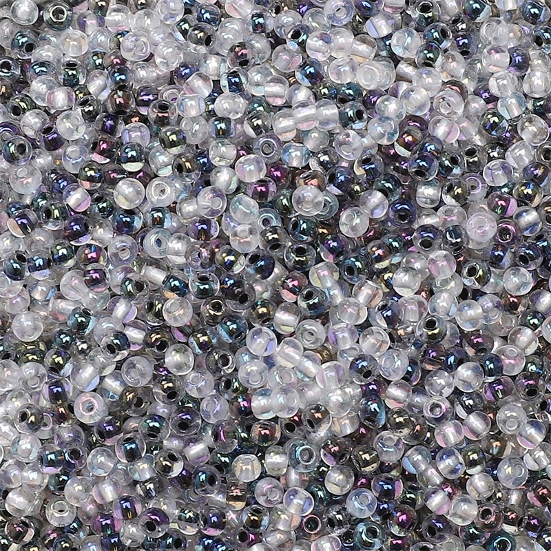 2 - 4mm accesorios de collar de pulsera caseros DIY hechos a mano con cuentas de arroz de núcleo teñido de cuentas de color mágico súper excelente