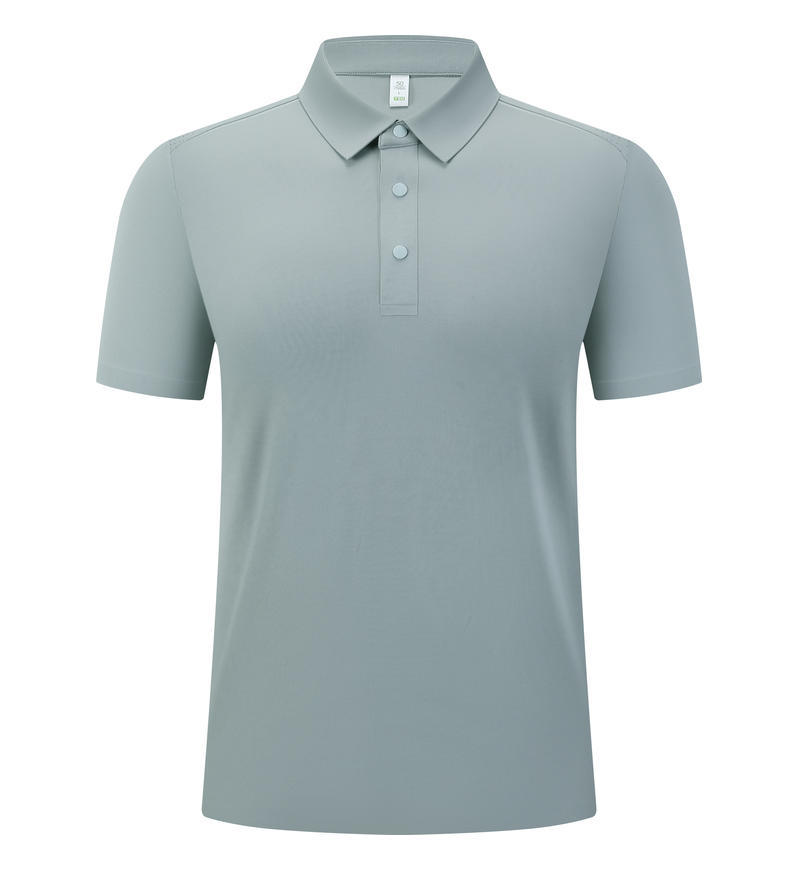 Ropa de trabajo camisa polo 180 g brocado de amoníaco rápida sensación de secado frío logotipo de impresión de polo deportivo sin marca