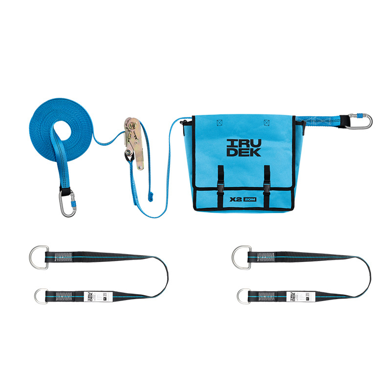 X2PRO临时水平生命线，配有长度调节器可张紧扁带符合EN795B 标准