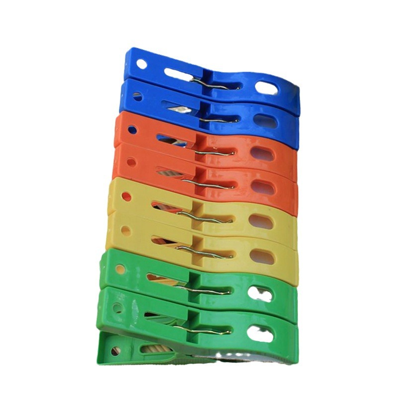 8 clips grandes para ropa, de colores, plástico, venta al por mayor
