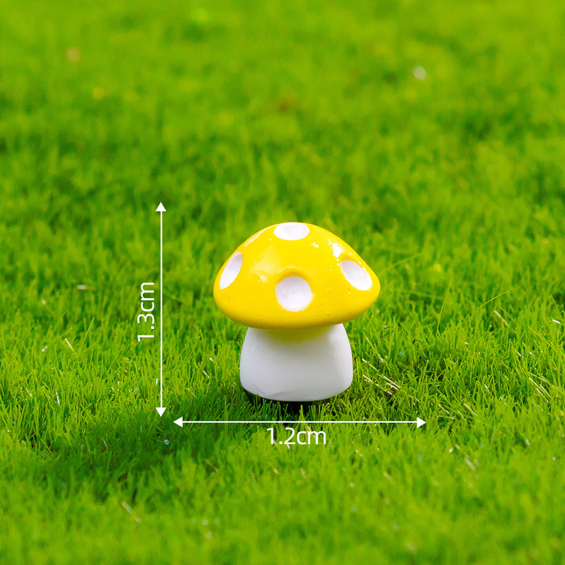苔マイクロ風景カラフルなミニキノコ多肉植物 DIY 装飾アクセサリー盆栽生態ボトル小さな装飾品|undefined