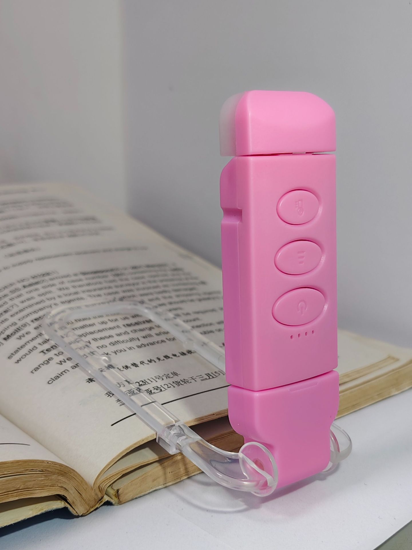 인증서가 있는 핑크 램프 [SJ-015]