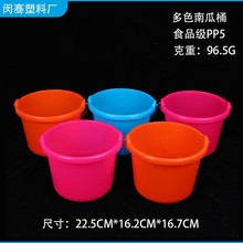 手提南瓜桶新款南瓜罐万圣节大号糖果桶儿童玩具多色活动道具批发