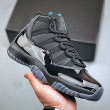 高版本跨境AJ11高帮复古男士实战篮球鞋伽马蓝漆皮经典舒适运动鞋