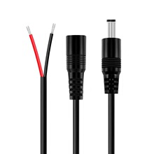 DC5521/5525���^ĸ�^�B�Ӿ��Դ��18AWG���^��dc5.5*2.1���L��