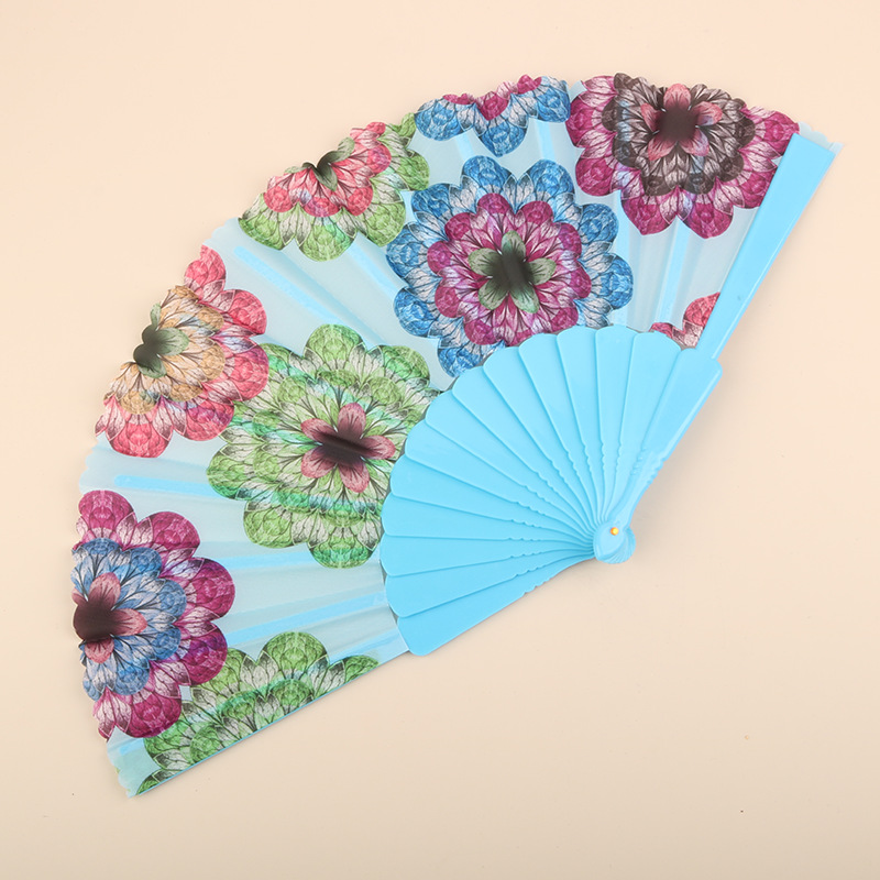Abanico Plegable de Encaje de Plástico, Estampado, para Danza image 108