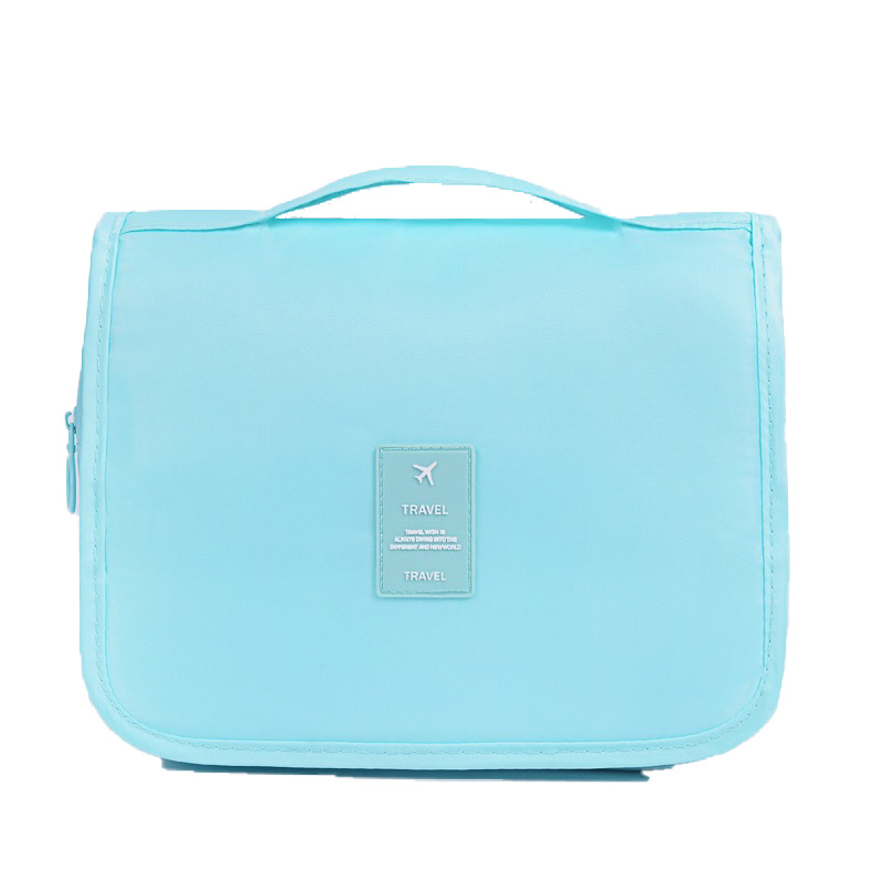 Bolsa de lavado con gancho de separación seca y húmeda, bolsa de almacenamiento de viaje portátil, bolsa de lavado de tela Oxford de gran capacidad portátil, transfronteriza