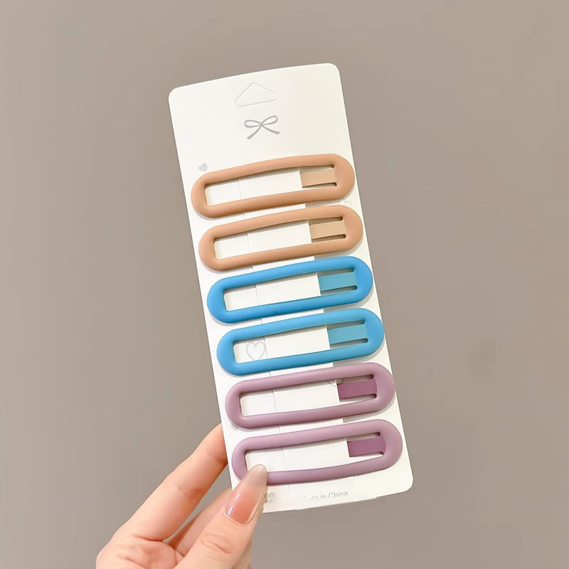 Simple abrazadera de cabello esmerilado BB clip lateral roto clip de cabello de frisa clip de cabello de cabeza de mujer clip de cabello de tocado clip de cabello