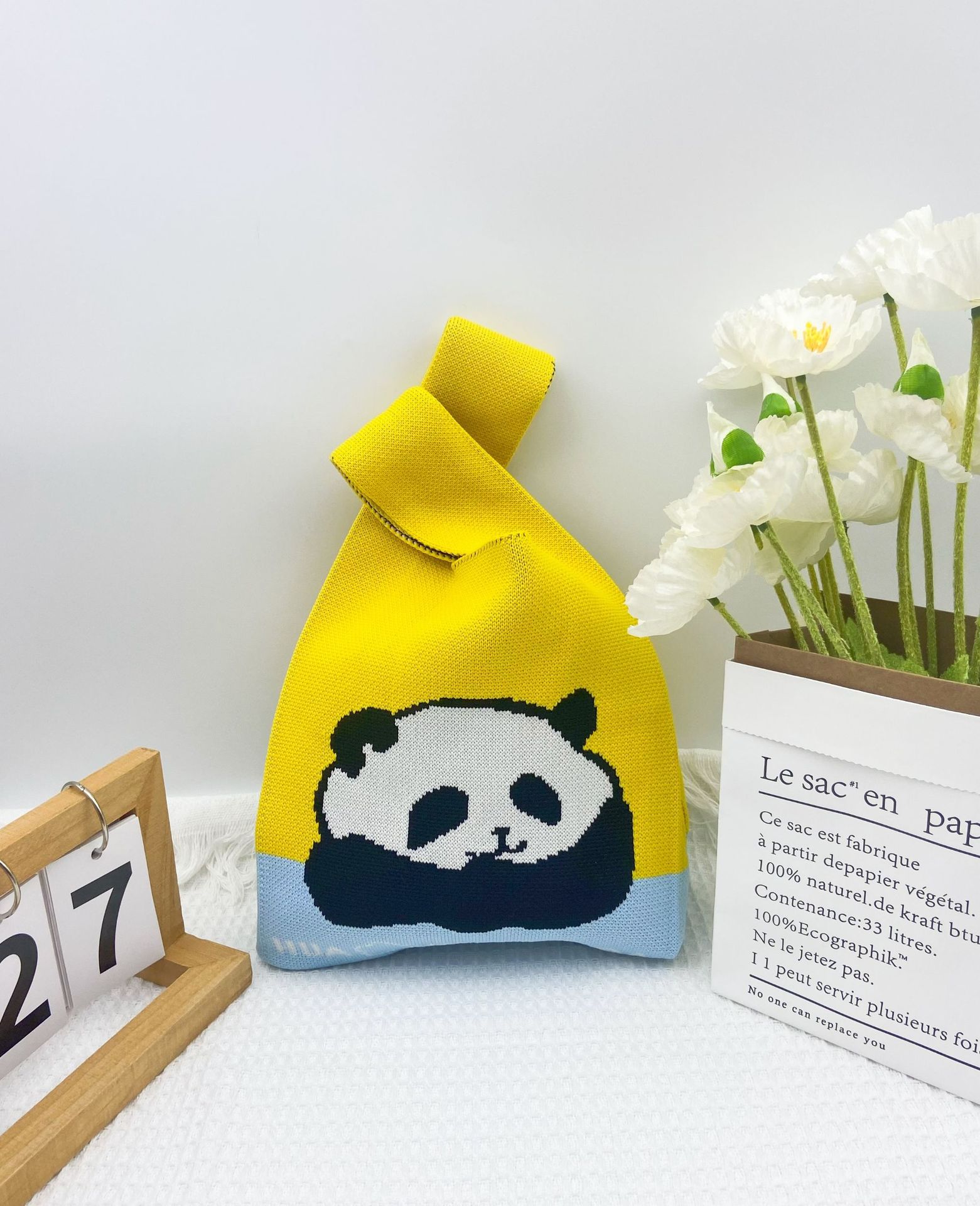 웃는 곰 노란색