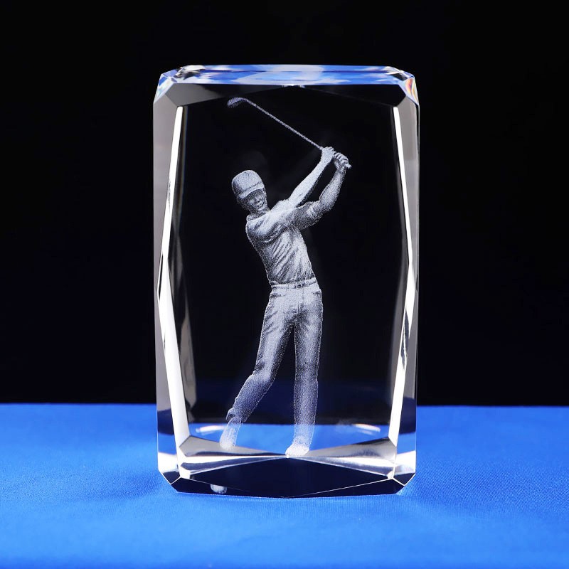 Escultura interior de cristal Serie de animales 3D Estatua de Buda de cristal Modelo de edificio de cristal Decoración del hogar Recuerdos de viaje Suministro transfronterizo