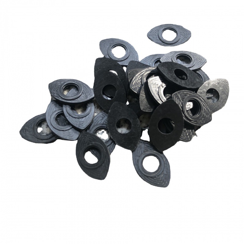 供应椭圆形硅胶密封垫片 有孔硅胶密封圈食品级密封减震垫圈