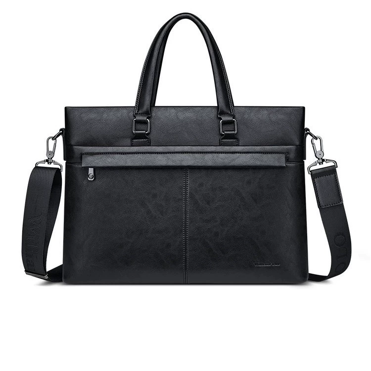 Capacious laptop, through-shoulder bag, business version, wholesale