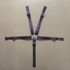 New gray buckle-purple webbing