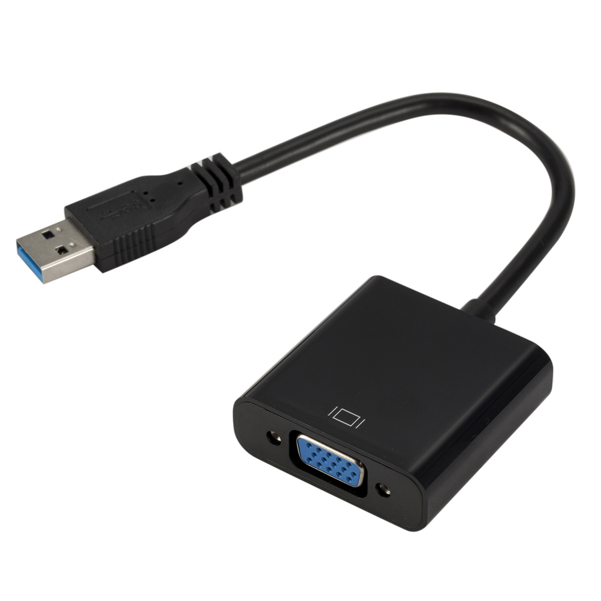 Usb3.0 to Vga Converter Computer Connected to Monitor Projection Tv 1080P Built-In Driver
