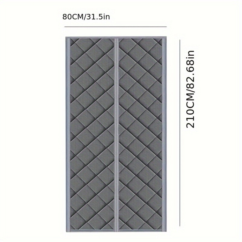 Cotton Door Curtain for Winter, Air Conditioning Windproof and Warm Insulation Partition Curtain, Magnetic Door Curtain, No-Drill Door Curtain, Bedroom Mosquito-Proof Curtain Cotton Door Curtain for Winter, Air Conditioning Windproof and Warm Insulation Partition Curtain, Magnetic Door Curtain, No-Drill Door Curtain, Bedroom Mosquito-Proof Curtain