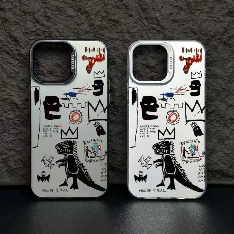 Nuevo dinosaurio divertido para iPhone 16 funda para teléfono móvil Apple 15promax/14 personalidad 13pro12 Europa y América