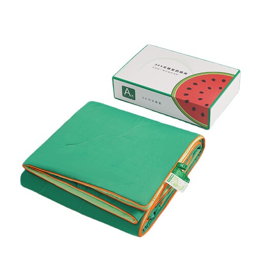 Summer cooling quilt type A maternal and infant grade melon summer quilt with spandex cooling feeling silk watermelon soy air conditioning quilt machine washable