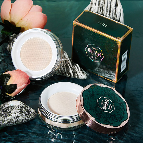 HIH Yanyu Qinghe Silky Air Powder Setting Powder Concealer Waterproof and Sweatproof Loose Powder 10g