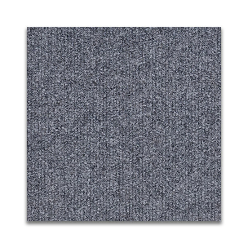 접합된 접착제가 필요 없는 흡착 카펫(밝은 회색)