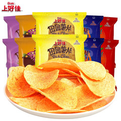 上好佳田園ポテトチップス12g * 10大ギフトバッグ間食レジャーサプライヤーオフィス食品卸売りポテトチップス