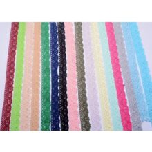 3厘米彩色棉线蕾丝花边 纯棉布艺家纺服装辅料 DIY手工饰品配件