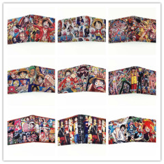 One Piece/Luffy Sanji Nami Wallet Anime Game Merchandise Leather Card Holder