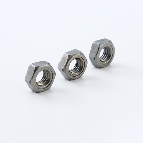 Factory wholesale direct selling hexagonal nut iron external hexagonal nut natural color machinery and equipment fasteners iron hexagon