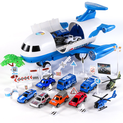 Airplane toy children's fall-resistant baby educational boy car large simulation inertia multi-function 3-6 years old 1