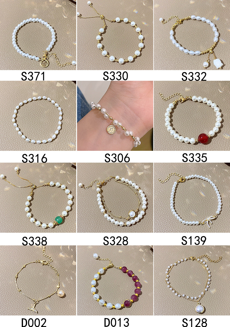 Elegant Geometric Alloy Copper Plating Artificial Pearls Womenu0027S Bracelets
