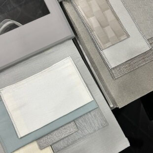 Sample Set of 10 Curtain Soft Decoration Combination Fabrics, Simulated Silk, High-Precision Small Texture Chenille, New Chinese Version