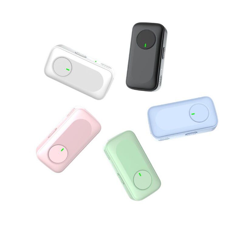 ドーパミン型マイク、スマホライブ配信用ノイズキャンセリングマイク、マカロンカラー選択可能、撮影用クリップ式襟掛けマイク|undefined