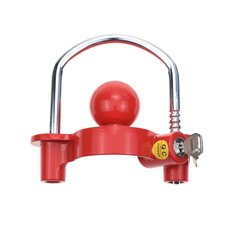 Cerradura de remolque en stock para venta directa, cerradura de cesta, equipo de tráfico, dispositivos de bloqueo de remolque, cerradura de cubierta de bola de alta calidad, accesorios de bloqueo.