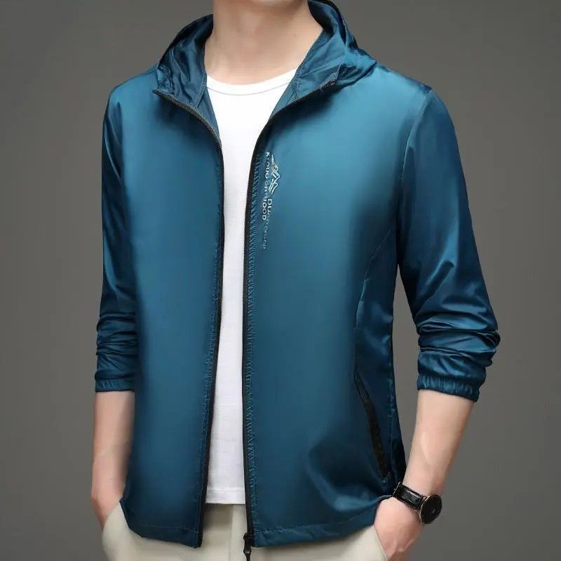 Men's silk summer sun protection clothing