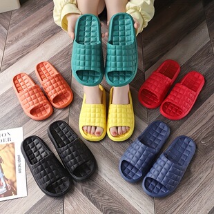 R 58604 Summer Home Slippers Couple Soft Sole ���s��H��Ь