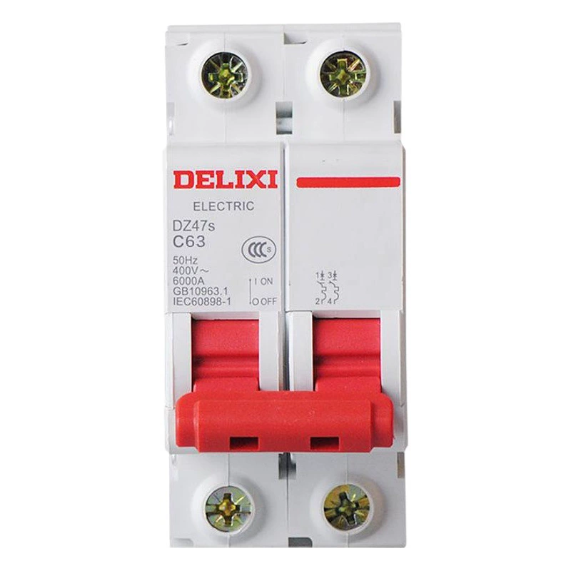Delixi новый воздушный выключатель DZ47s воздушный открытый низковольтный небольшой миниатюрный автоматический выключатель 1 2 3 4P воздушный выключатель