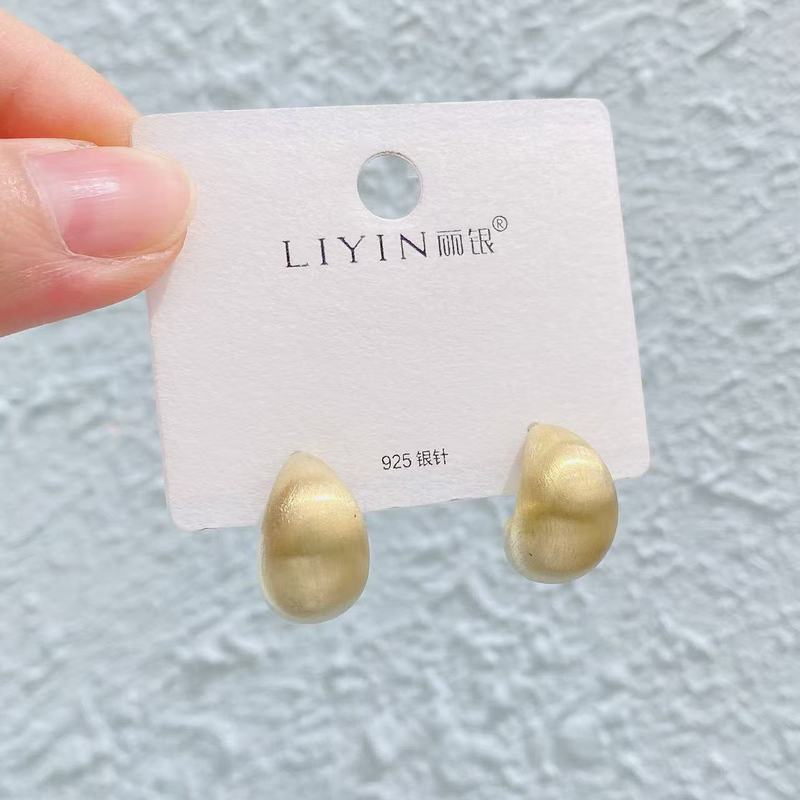 Liyin/Libeliying S925 シルバー針 C タイプイヤリングハイエンドファッション個性ニッチイヤリング女性のためのヨーロッパとアメリカの INS|undefined