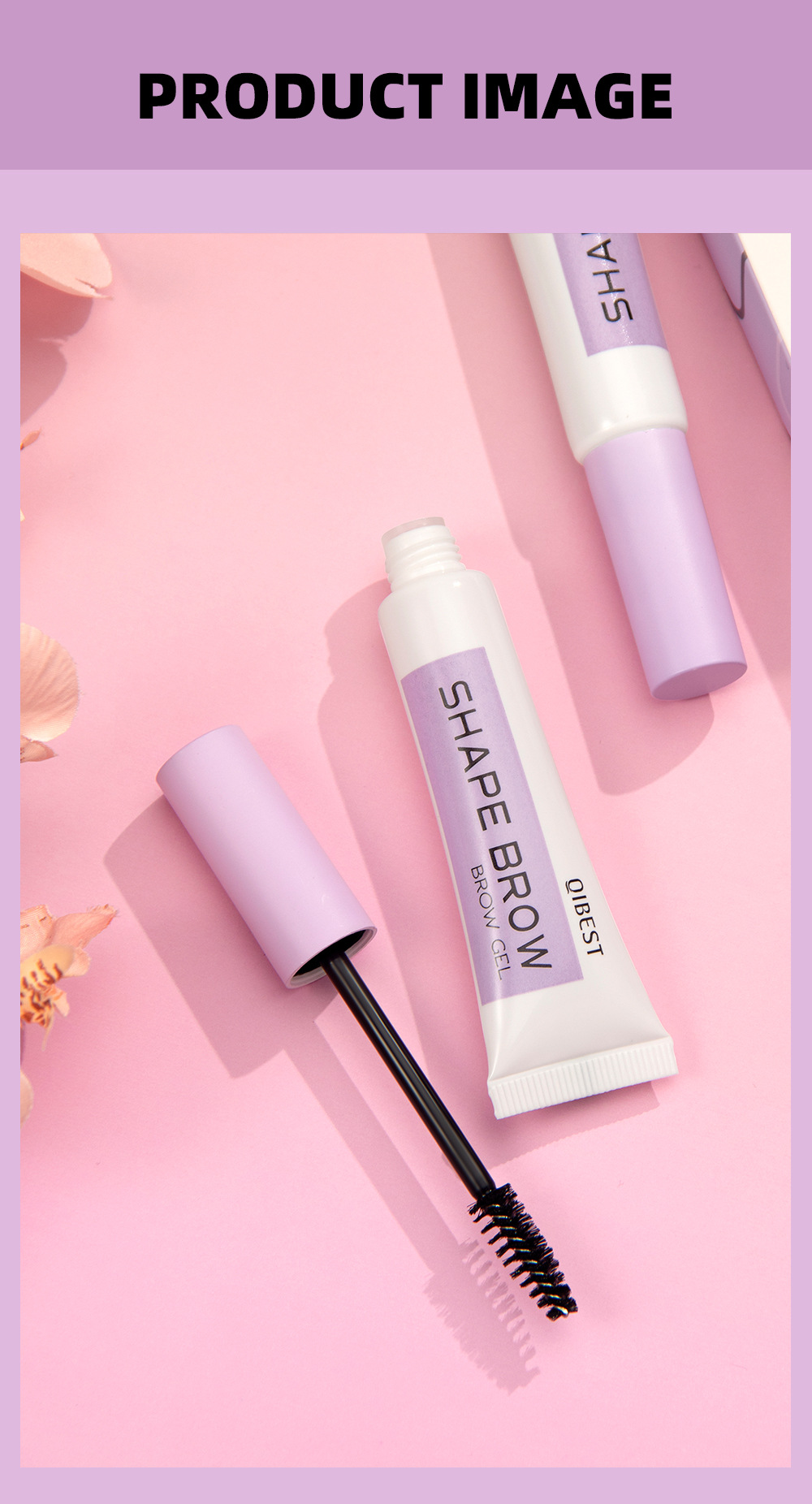 QIBEST Eyebrow Styling Liquid is a long-lasting, colorless, transparent, waterproof, sweat-proof and non-fading eyebrow raincoat repair liquid undefined