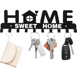 亚马逊跨境铁艺TOWELS挂钩免打孔门后衣帽钩家居收纳铁艺毛巾挂钩